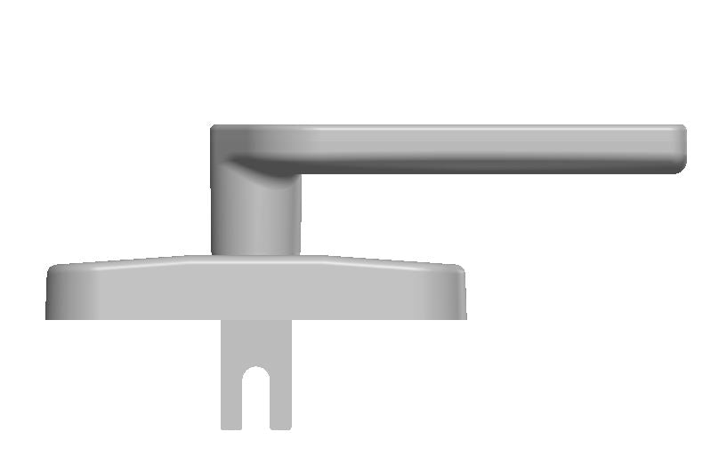 Curtain wall handle